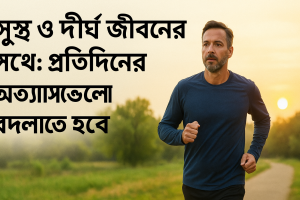 সুস্থ ও দীর্ঘ জীবনের পথে: প্রতিদিনের অভ্যাসগুলো বদলাতে হবে